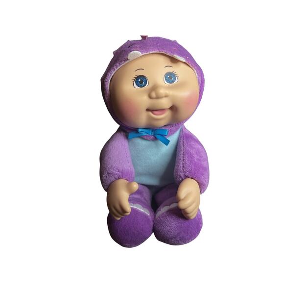 Bundle of 2 9in Cabbage Patch Kids Cuties Exotic Friends Emmett Hippo & Flamingo - Picture 13 of 16